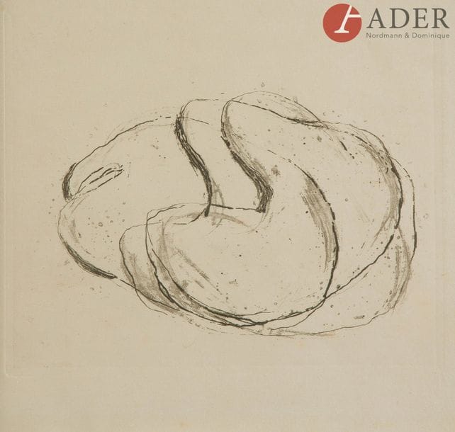 Jean FAUTRIER (1898-1964)
Nu noir
Eau-forte.
Non signée.
17.5 x 15 cm