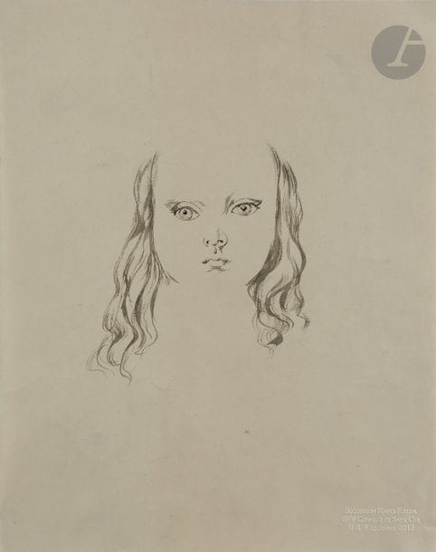Léonard-Tsuguharu FOUJITA (1886 - 1968)
Visage de jeune fille
Encre et lavis d’encre.
Porte le timbre sec de la succession Kimiyo Foujita.
30,3 x 24,5 cm

Provenance : 
Vente Maître Cornette de Saint-Cyr, Succession Kimiyo Foujita, Paris, 9 décembre 2013, n°336.

Un certificat de la maison de ventes Cornette de Saint-Cyr, en date du 10 février 2014, sera remis à l’acquéreur.