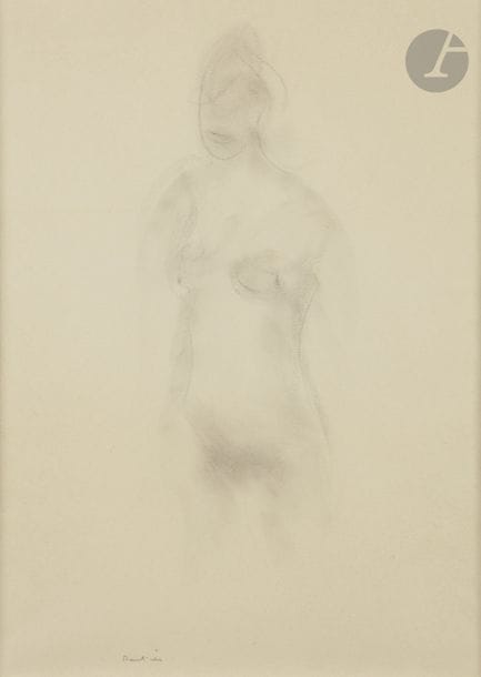Jean FAUTRIER (1898 - 1964)
Nu, vers 1930-1935
Fusain et estompe.
Signé en bas à gauche.
31,5 x 22 cm