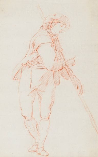 ÉCOLE Française du XVIIIe siècle
Personnage
Sanguine
22 x 13 cm