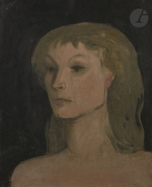 Jean SOUVERBIE (1891-1981)
Portrait de jeune femme, 1949
Huile sur toile.
Non signée.
(Restaurations).
41 x 33 cm
