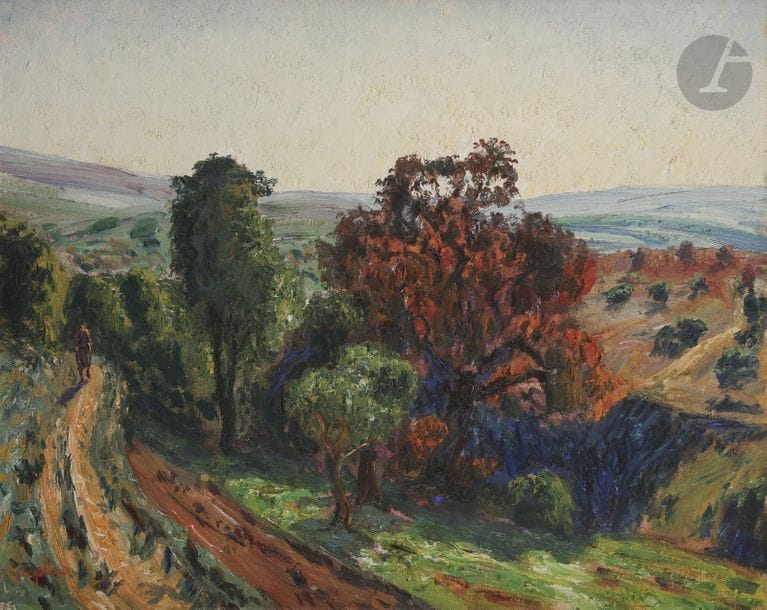 René SEYSSAUD (1867-1952)
Le Chêne
Huile sur toile.
Signée en bas à gauche.
60 x 73 cm