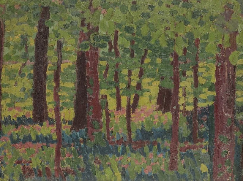Jac MARTIN-FERRIèRES (1893-1972)
Sous-bois
Huile sur carton.
Non signée.
55 x 43 cm
(Usures et petit accident dans un angle).