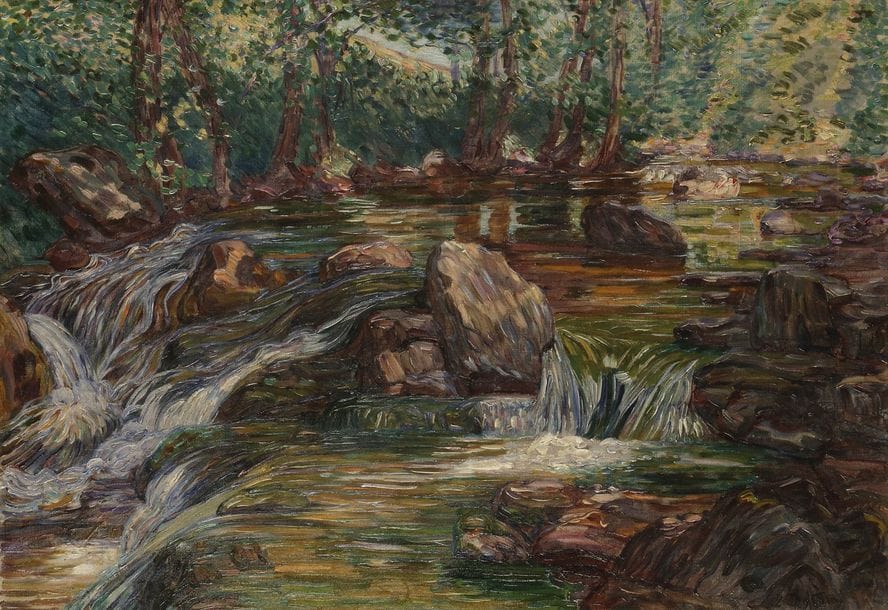 Léon DETROY (1859-1955)
La Sédelle prés de Crozant
Huile sur toile.
Signée en bas à droite.
50 x 73 cm
 
Nous remercions Monsieur Christophe Rameix d’avoir confirmé l’authenticité de cette œuvre et pour les informations qu’il nous a transmises.