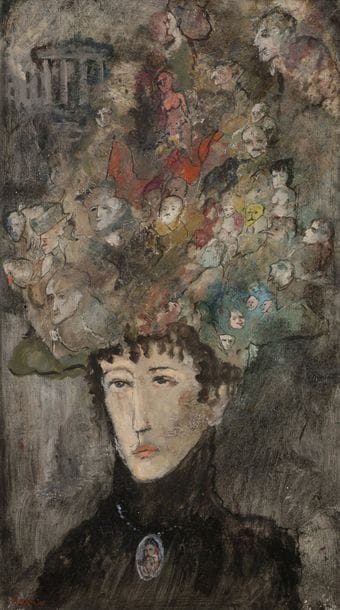 Zwy MILSHTEIN (né en 1934)
Femme au chapeau foule
Huile sur panneau.
Signée en bas à gauche.
48 x 27 cm