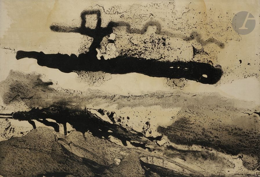 Claude VISEUX (1927-2008)
Faciès, 1952
Huile sur toile.
Signée et datée en bas à droite.
Titrée et datée au dos.
85 x 125 cm

Exposition : 
- Claude Viseux, Galerie René Drouin, Paris, 1955. Reproduit sur la page de garde.
- Claude Viseux, Repères 1951-1991, Abbaye de Beaulieu en Rouergue, 1991 (étiquette au dos).

L’œuvre est référencée dans les archives Claude Viseux sous le numéro PH19530065. 

Nous remercions Monsieur François Viseux pour les informations qu’il nous a transmises.