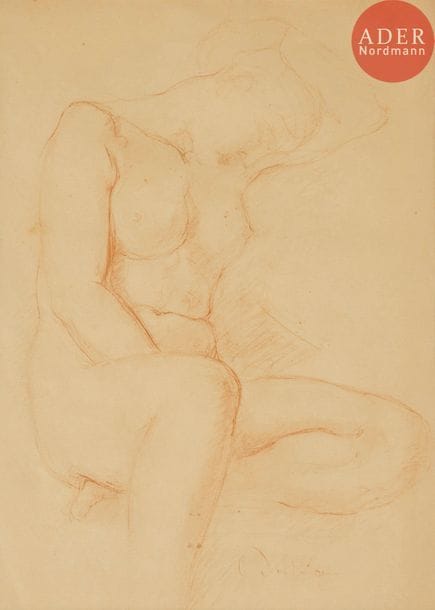 D après Charles DESPIAU (1874-1946) 4 Nus Estampe 29.5 x 23 cm 22 x 28.5 cm 20 x 28.5 cm