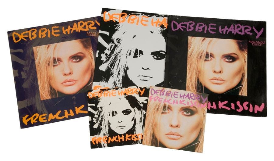 [ANDY WARHOL] Lot de 3 maxi 12 « French Kissin » et deux 45 T (1986). Pochettes et disques VG+ / VG++