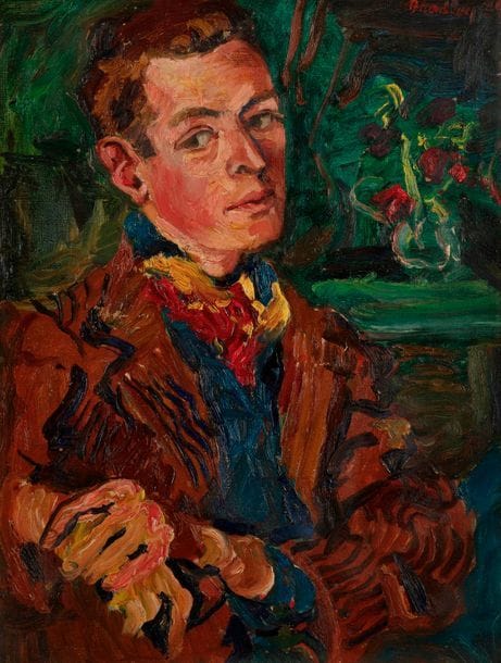 BRADLEY (XXe siècle)
Homme de trois-quarts, 1939
Huile sur toile.
Signée et datée en haut à droite.
65 x 50 cm