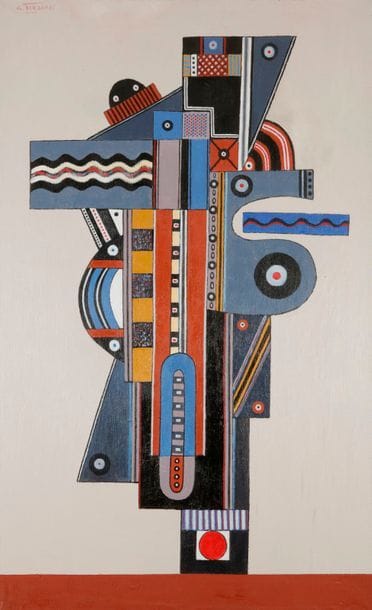 Georges TERZIAN (né en 1939)
Le Baron, 2006
Huile sur toile.
Signée en haut à gauche.
Signée, datée et titrée au dos.
146 x 89 cm