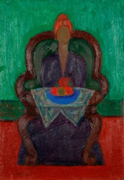Arthur KOLNIK (1890-1972)
Femme au fauteuil
Huile sur carton toilé.
Porte le timbre de la signature ne bas à gauche.
35 x 24 cm