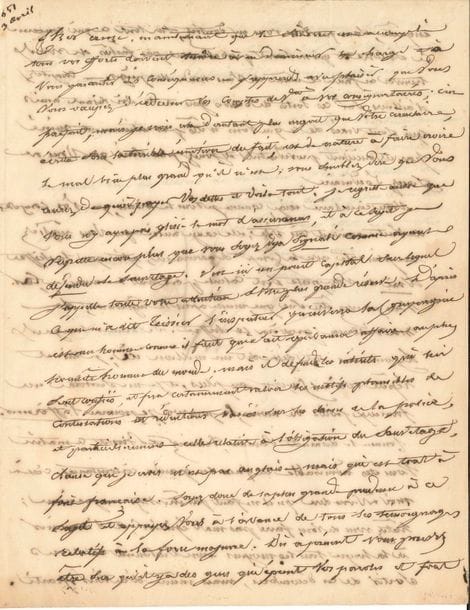 Prosper ENFANTIN (1796-1864) économiste, un des fondateurs du saint-simonisme. 2 L.A.S., 1840-1851, à Gustave Arlès et à son père, François Barthélemy Arlès-Dufour ; 3 pages et quart in-8, et 2 pages et demie in-4, adresses.

Constantine 16 juin 1840. Affectueuse lettre au « bon garçon » Gustave, parlant de cadeaux pour la fratrie : un bournous, et des confitures du pays, les « bonbons arabes » n’étant que « de mauvais croquets faits avec de la mélasse ou du miel & des mauvaises amandes »… « J’avais envie de te rapporter un petit frère arabe, petit enfant sauvé par un soldat dans un combat & qui était fort gentil : mais son père est venu le réclamer l’on le lui a rendu »… [Paris] 3 avril [1851]. Lettre amicale d’affaires, félicitant Arlès-Dufour de redresser les comptes de ventes, et parlant de son caractère « de nature à faire croire le mal bien plus grand qu’il n’est »… Il regrette qu’Arlès n’ait pas parlé d’assurances. « D’après ce que m’a dit Teissier l’inspecteur qu’enverra sa compagnie est un homme comme il faut […] mais il défend les intérêts qui lui sont confiés, et fera consciemment valoir ses motifs plausibles de contestations et réductions variées sur les clauses de la police, et particulièrement celle relative à l’obligation de sauvetage, clause qui je crois n’est pas anglais – mais qui est tout à fait française »…