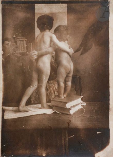José María Sert y Badía (1874-1945)
Étude de nus, c. 1920-1930. 
Enfants. 
Épreuve argentique d’époque. 
18 x 12,8 cm