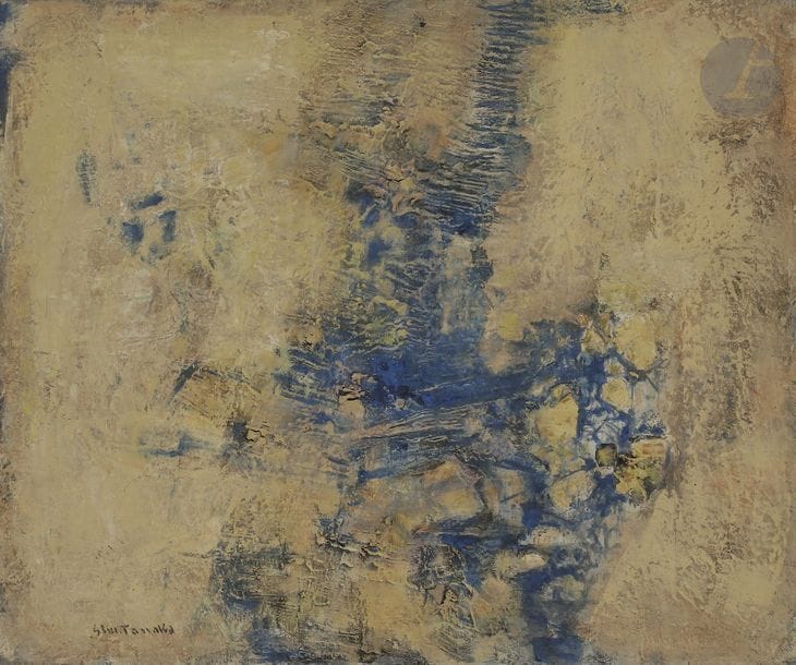 Shu TANAKA [japonais] (1908-?)
Lavandin
Huile sur toile.
Signée en bas à gauche.
Signée et titrée au dos.
54 x 65 cm