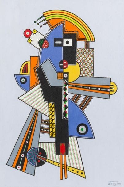 Georges TERZIAN (né en 1939)
Magali, 2017
Huile sur toile.
Signée en bas à gauche.
Signée, datée et titrée au dos.
130 x 97 cm