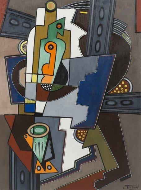 Georges TERZIAN (né en 1939)
La Carafe verte, 2017
Huile sur toile.
Signée en bas à droite.
Signée, datée et titrée au dos.
130 x 97 cm