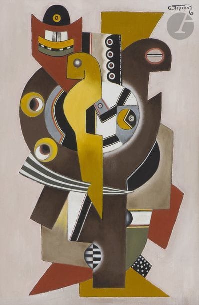 Georges TERZIAN (né en 1939)
L’Hippocampe, 1997
Huile sur toile.
Signée en haut à droite.
Signée, datée et titrée au dos.
81 x 54 cm