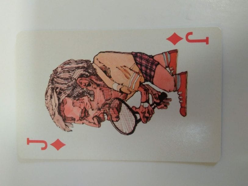 Deux jeux Politicards, USA, 1980 (Keith Nichols) et 1971, 52 cartes avec joker. TBE. 