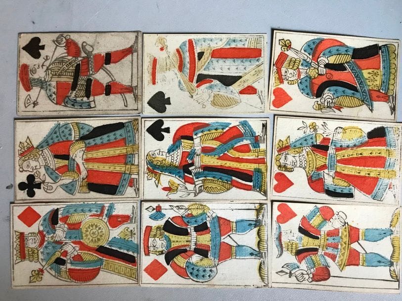 Portrait de Lyon : cartier non identifié, Lyon, 2e moitié XVIIIe s. ; 52/52 cartes ; 84 x 55 mm ; dos blancs. BE. 
