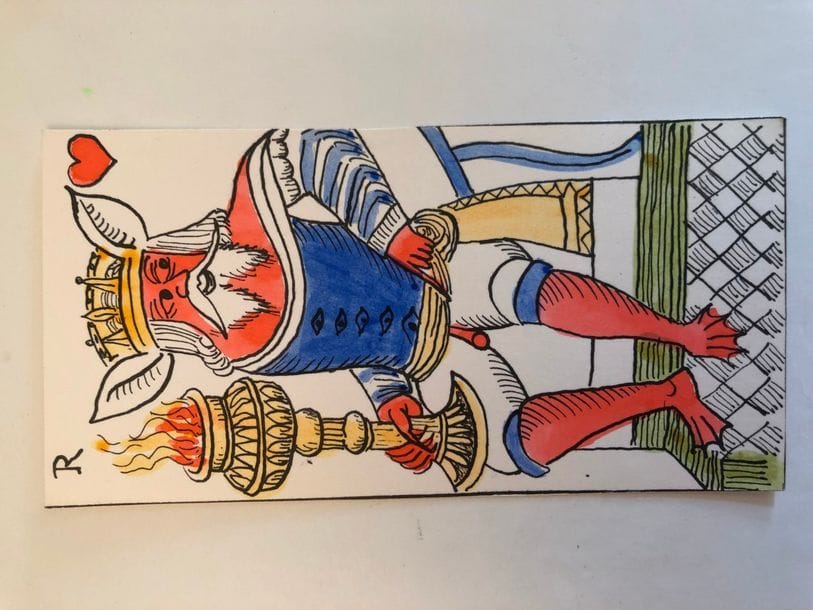 Diableries: Charles Pry, Bruxelles, 1970 ; impr. noire + couleurs à la main ; 120 x 60 mm ; ex. 52/100. ; 42/42 cartes. TBE. 