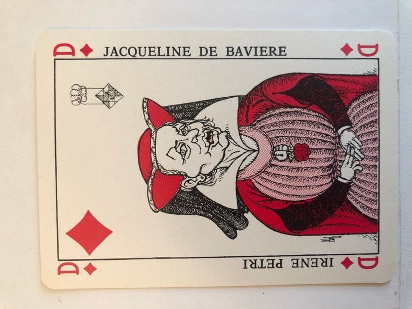 Commedia dell’ Carte : Carta Mundi, Turnhout, 1977, Jan Bauwen ; 2 jeux dans étui carton. BE. + Les Simulachres de la Mort par Hans Holbein : Editions Charles Pry, Bruxelles, 1973 ; impr. noir ; 35 + 2 cartes. TBE. 