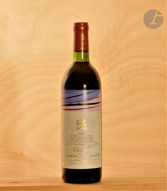 1 B CHÂTEAU MOUTON ROTHSCHILD (e.t.h. légères), GCC1 Pauillac, 1980