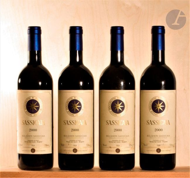 4 B BOLGHERI SASSICAIA (e.t.h. légères), Tenuta San Guido, 2000