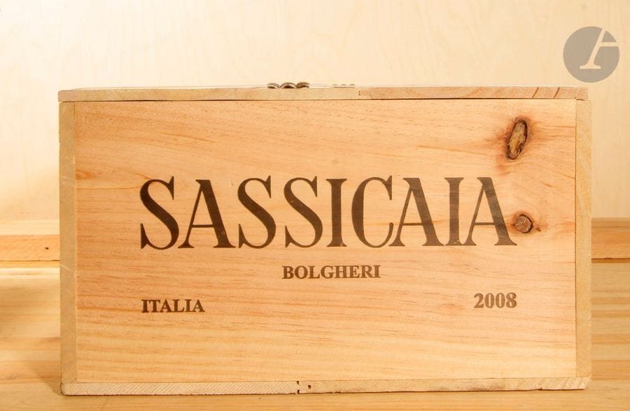 12 B BOLGHERI SASSICAIA (Caisse Bois d'origine cerclée), Tenuta San Guido, 2008