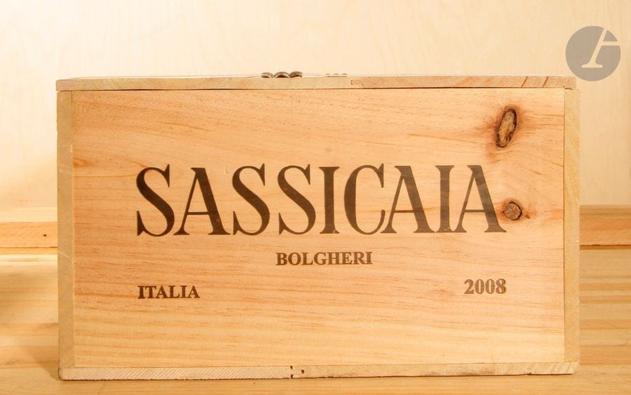 12 B BOLGHERI SASSICAIA (Caisse Bois d'origine cerclée), Tenuta San Guido, 2008