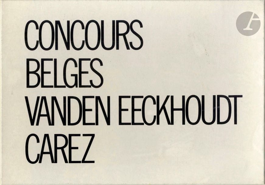 EECKHOUDT, MICHEL VANDEN (1947-2015) 
Deux volumes, dont l’un signé.
Michel Vanden Eeckhoudt.
Photo Poche / Actes Sud, 2006.
In-8 (19 x 12,5 cm). Édition originale brochée, signée par Michel Vanden Eeckoudt. 144 pp. 65 photographies en noir et blanc. Texte de Francine Deroudille. Couverture souple illustrée avec rabats.
Concours belges
Imprimerie Carto, Bruxelles, 1985.
Format oblong (15,5 x 21,5 cm). Édition originale tirée à 700 exemplaires numérotés de 1 à 700 (exemplaire n°61). 68 pp. 50 photographies en noir et blanc. Reliure à spirales blanche titrée avec caractères en creux ton sur ton. Boîtier titré.