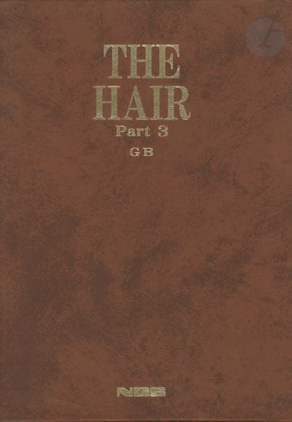 ÉROTISME
4 volumes.
The Hair. Part 3-4-5-6.
Nippin Geijutsu Shuppansha, 1984/85.
In-4 (31 x 22 cm). Édition originale. 60 photographies reproduites en couleurs dans chacun des volumes. Une ode à la pilosité par de nombreux photographes japonais. Couverture rigide en simili-cuir sous étui marron.