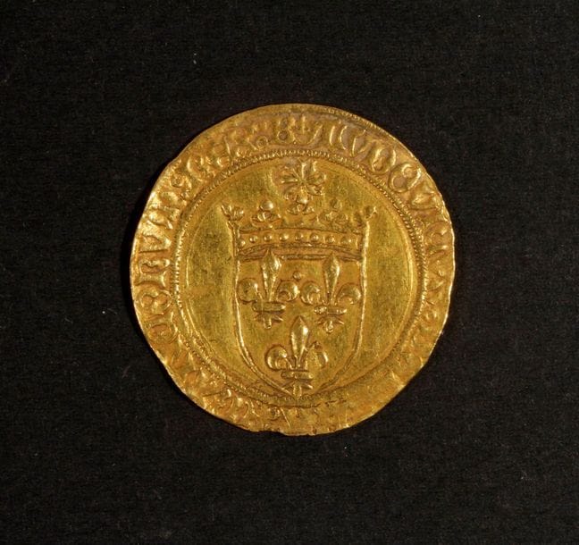1 Ecu d'or au soleil. Louis XII (1498-1514). Atelier non lu.
Poids: 3.6 g

Frais acheteur = 8% HT