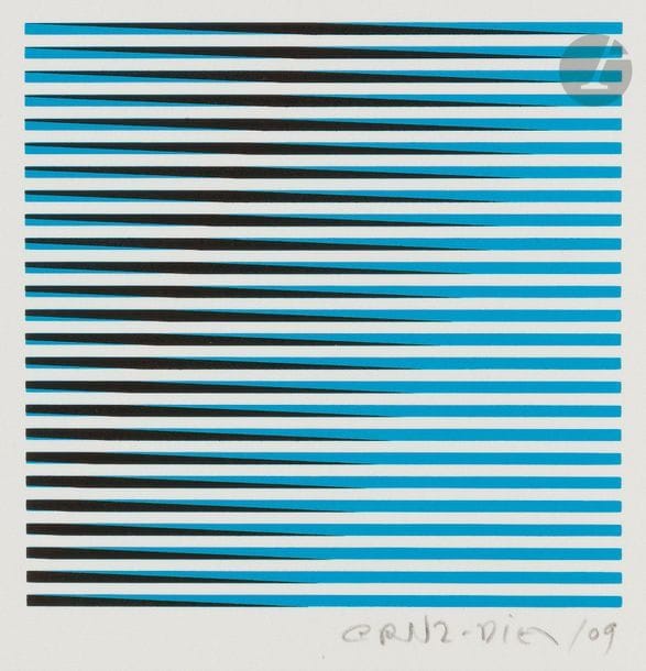 Carlos CRUZ-DIEZ [vénézuélien] (né en 1923)
Cartes de vœux, 1998, 2009
Ensemble de 2 sérigraphies en couleurs.
Signées et datées au crayon.
16 x 16 cm