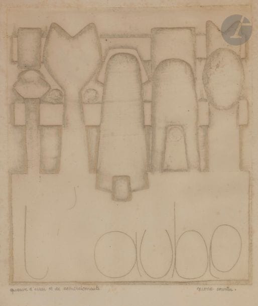Pierre COURTIN (1921-2012)
L’Aube (pl. 3 pour « Images pour Éluard »), 1952
Gravure (burin et échoppe).
Épreuve sur vélin, avant la lettre, annotée « épreuve d’essai et de remerciements » et signée au crayon.
Rousseurs claires.
Cadre.
21 x 17,2 cm

Bibliographie : 
Putman 162.