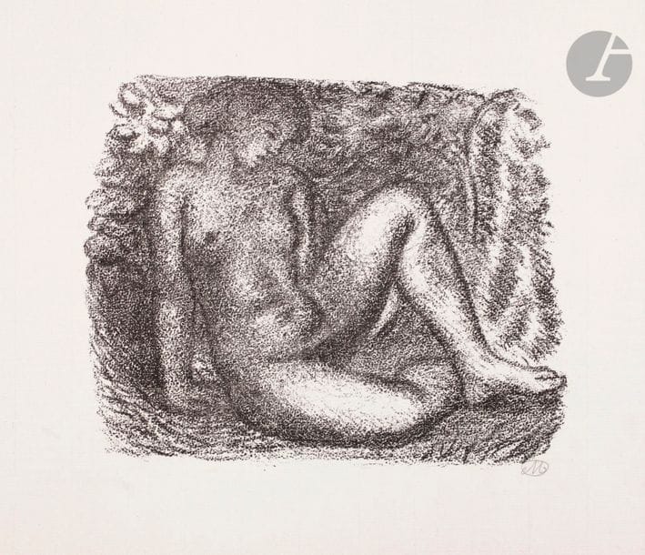 Un lot par Bonington, M. Denis, Lepère, Maillol, Redon, T.-P. Wagner. Eau-forte ; gravure sur bois ; lithographie. Formats divers. Très belles épreuves sur différents papiers, certaines justifiées et signées. Toutes marges. Ens. 14 p.