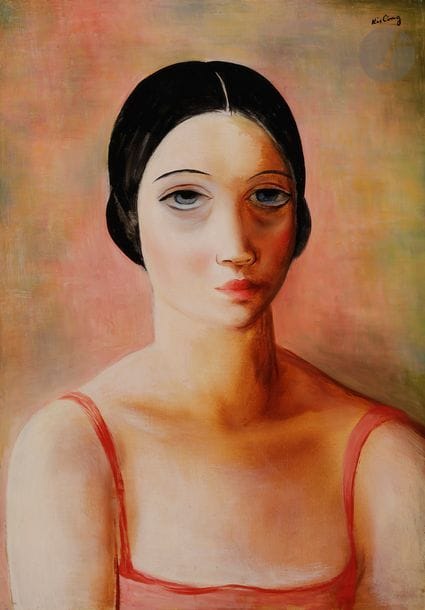 Moïse KISLING (1891-1953)
Jeune fille au corsage rouge, vers 1934
Huile sur toile.
Signée en haut à droite.
55 x 38 cm

Provenance : 
Collection particulière, Paris.

Un certificat de Monsieur Marc Ottavi, en date du 10 septembre 2019, sera remis à l'acquéreur. Cette œuvre sera incluse dans le volume IV et additifs aux tomes I, II et III du Catalogue Raisonné de Moise Kisling en préparation par Monsieur Marc Ottavi.