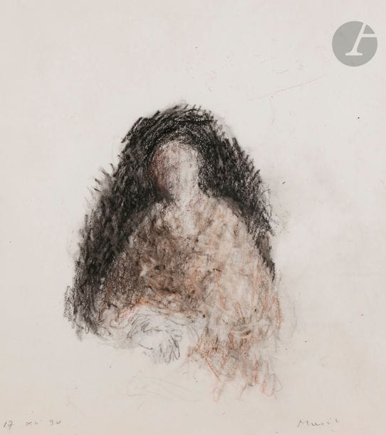 Zoran MUSIC [croate] (1909-2005)
Ida, 1990
Pastel et crayon.
Signé en bas à droite.
Daté en bas à gauche.
36 x 30 cm