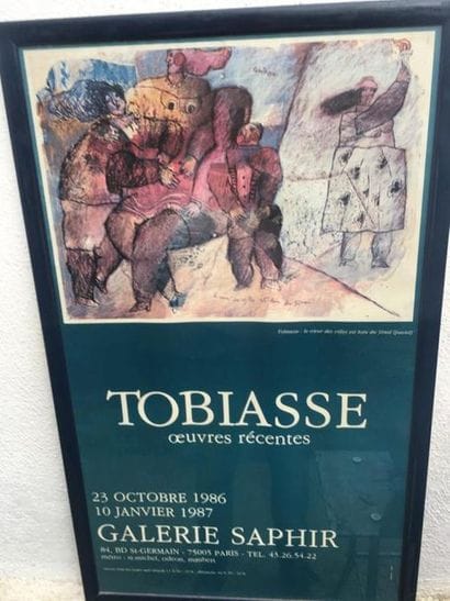 TOBIASSE
1986 Lithographie de l'affiche de...