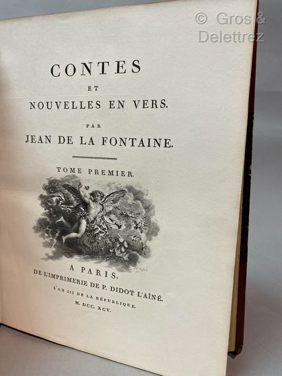 [FRAGONARD] Jean de La FONTAINE.

Contes.

Paris...