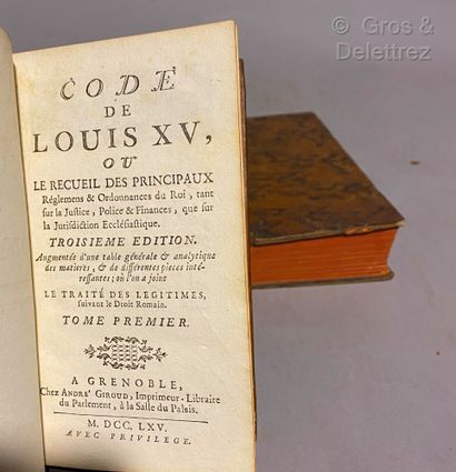 [Droit]

Code de Louis XV ou le Recueil des...