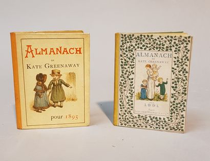 [GREENAWAY] Lot de 2 Almanachs illustrés...