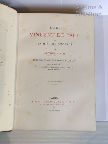 Arthur LOTH.

Saint Vincent de Paul et sa...