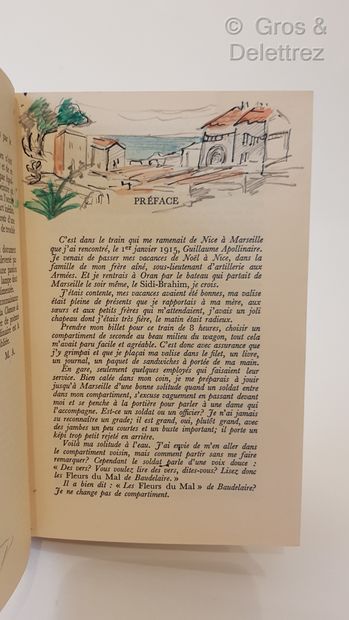 Guillaume APOLLINAIRE.

Tendre comme le souvenir.

Paris,...
