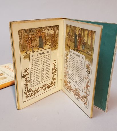 [GREENAWAY] Lot de 2 Almanachs illustrés...