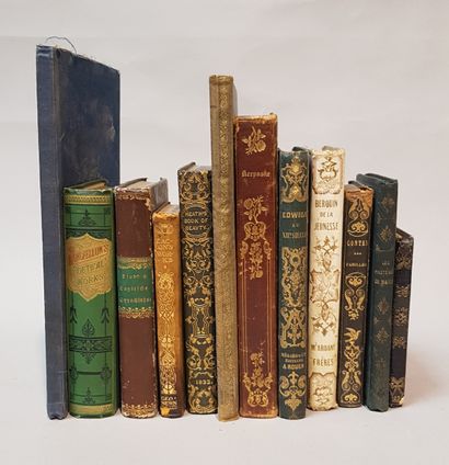 [Anciens] Lot de 11 livres dont :

- 7 reliures...