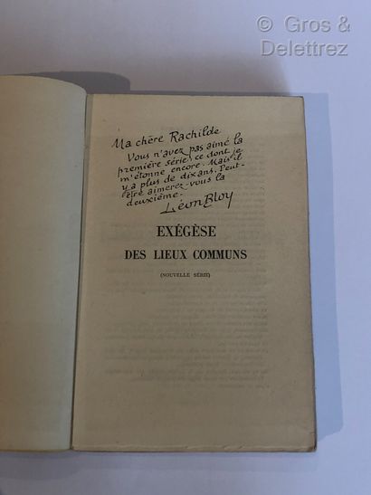 Léon BLOY.

Exégèse des Lieux Communs (Nouvelle...