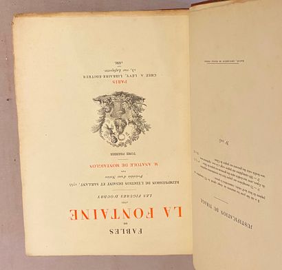 [OUDRY] Jean de LA FONTAINE.

Fables, avec...