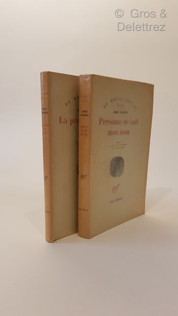 James BALDWIN. Ensemble de 2 titres en éditions...