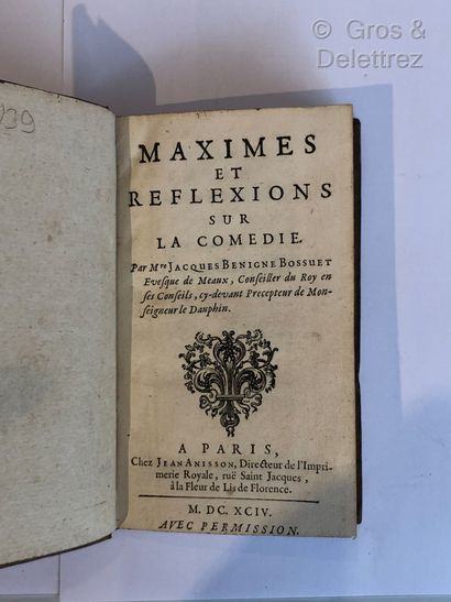 Jacques Bénigne BOSSUET.

Maximes et Réflexions...