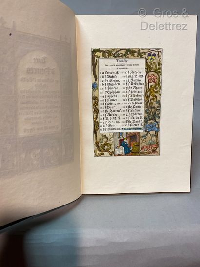 [LIVRE d'HEURES].

Livre d'Heures ou Offices...